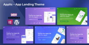 Applic App Landing Wordpress Theme 1