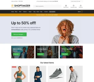 Shoptimizer Home Screenshot