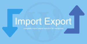 Wordpress Import Export Inline