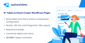 Main Banner For WpDataTables Plugin Feb