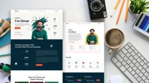 AdGuru Digital Marketer Freelancer Portfolio Elementor Template Kit