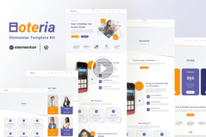 Hoteria – Kit De Plantillas De Elementor De Servicio Hotelero