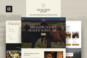 Cover Stallion Elementor Pro Template Kit