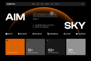 Darkyn Creative Agency Wordpress Theme 1