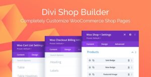 Divi Shop Builder 1 2 27 Woocommerce Plugin