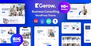 Gerow 1 2 1 Business Consulting Wordpress Theme