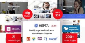 Hepta 3 2 0 Multipurpose Business Theme