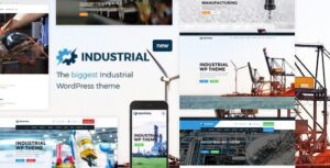 Industrial 1 7 9 Factory Business Wordpress Theme