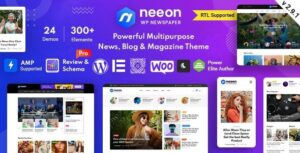 Neeon 2 9 4 Wordpress News Magazine Theme