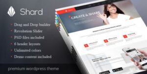 Shard Multipurpose Business Parallax WP Theme 1