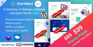 StartNext – IT Startups WordPress Theme