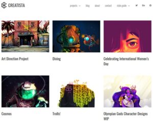 Creatista Front Page